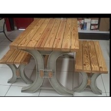 LOW BENCH WITH TABLE BIG