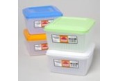  Food Storage Cont Sq 4.75 Inch 3.5qt Dome Top 4 Colors 
