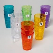Tumblers Glass-look 6 Colors