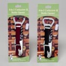 Corkscrew/bottle Opener 4-n-