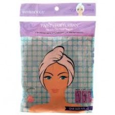 HAIR TOWEL TWIST TURBAN 00795