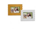 5x7" AST PLASTIC CUBED PHOTO FRAME
