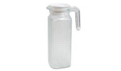 9.5"H Glass Pitcher with Square Design - 1.1L