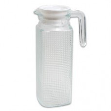 9.5"H Glass Pitcher with Square Design - 1.1L