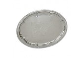16" Metal Silver Platter