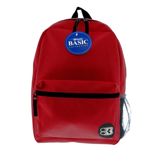 BURGUNDY BASIC BACKPACK