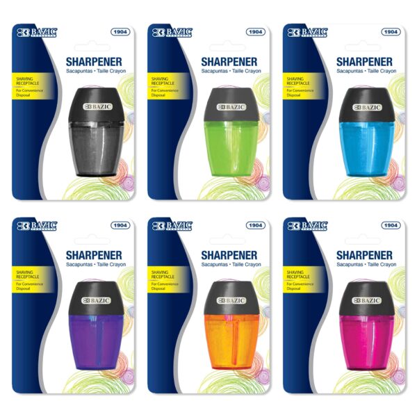 Single Blade Sharpener w/ Receptacle