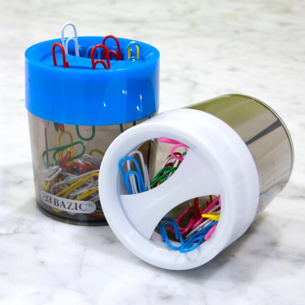 Magnetic Paper Clips Holder w/ Asst. Color No.1 Paper Clip