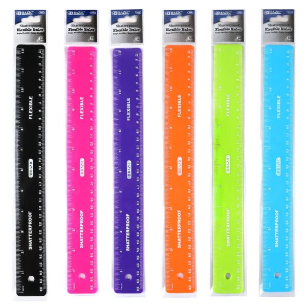 12" (30cm) Shatterproof Flexible Ruler