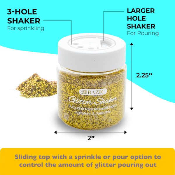 GOLD AND MONOCHROME GLITTER SHAKER