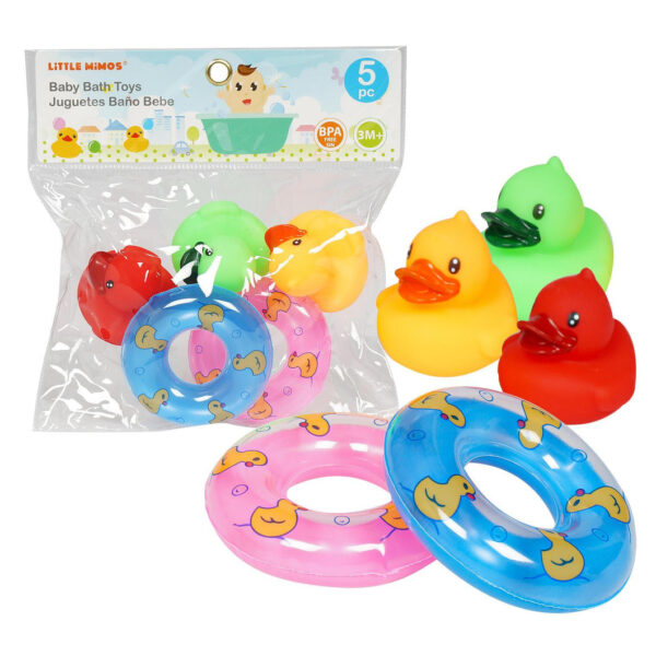 5 Piece Rubber Ducky Bath Play Set
45198
