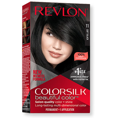 COLORSILK HAIR COLOR #11 SOFT BLACK 1WN