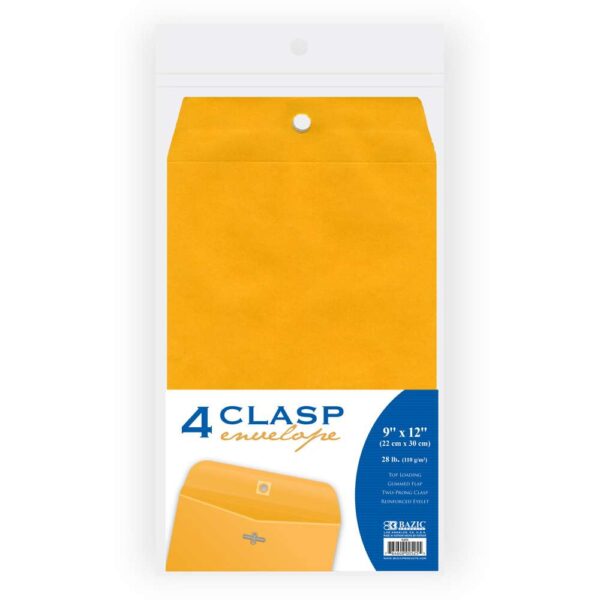 5 CLASP ENVELOPE 9" * 12" 525