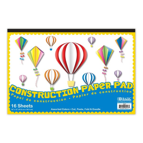 CONSTRUCTION PAD 16CT 18X12 #BA