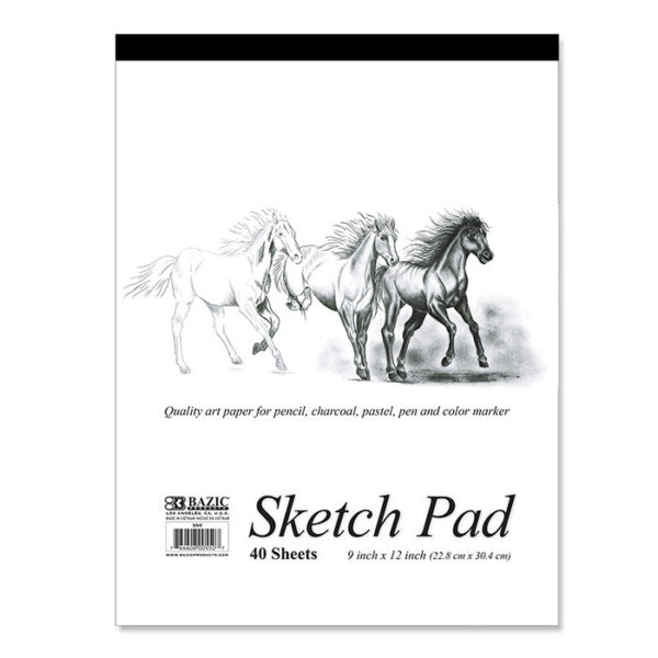 40 CT . 9''X12'' SKETCH PAD