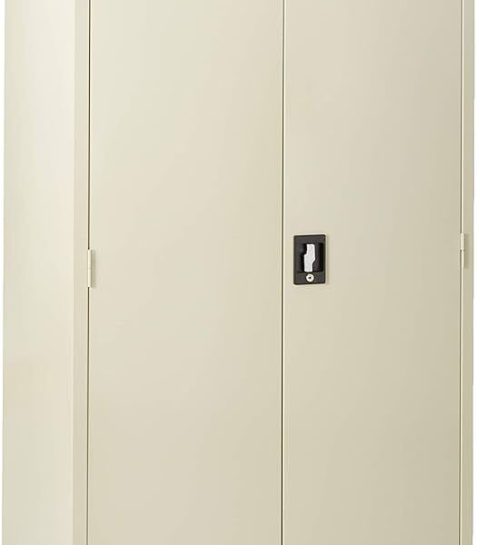 Lorell Fortress Storage Cabinet, Putty