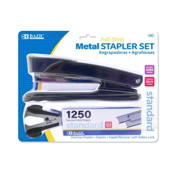 METAL FULL STIP STAPLER SET