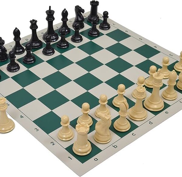 Wooden Chess 3in 1 Game - Set 13.5x7 GI-7033W14