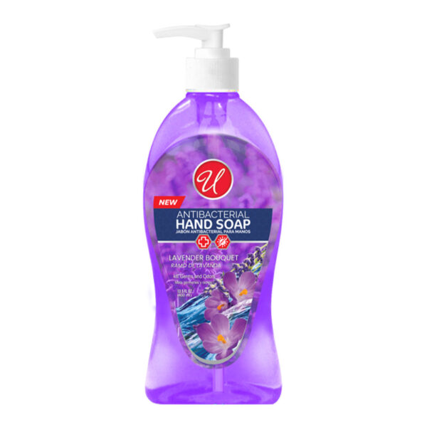 "13.5OZ ANTI-BACTERIAL HAND WASH
LAVENDER BOUQUET-12"