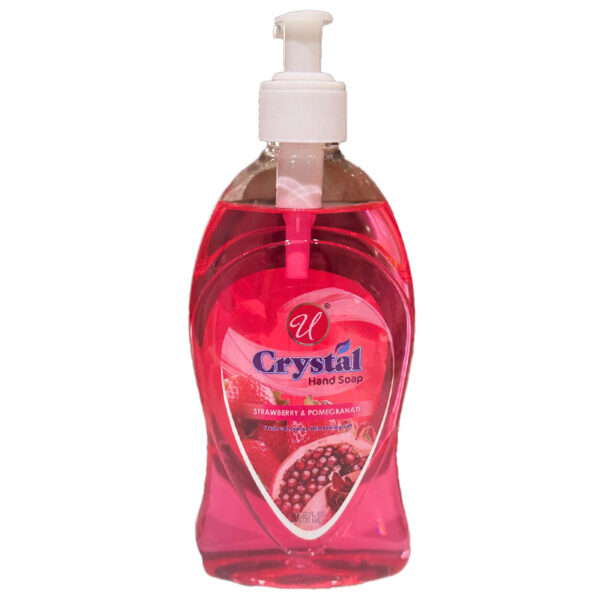 "13.5OZ CLEAR HAND WASH
STRAWBERRY&POMEGRANATE-12"