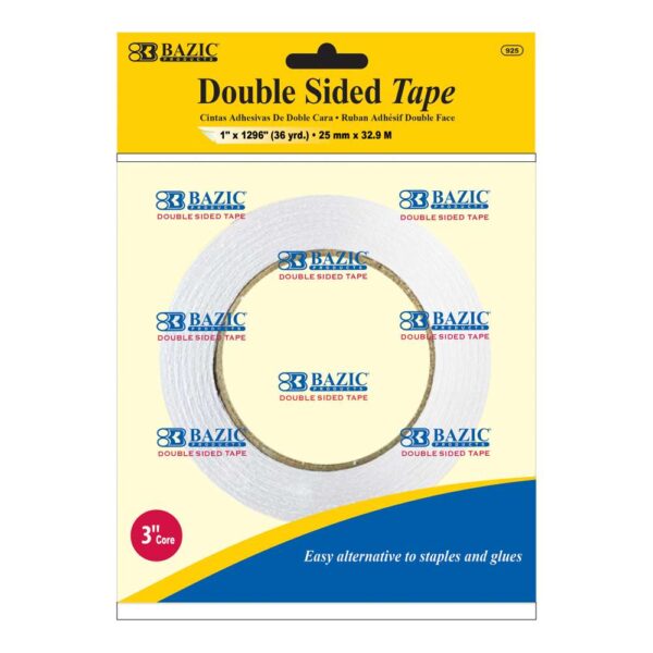 DOUBLE SIDED TAPE 1''X36 YARD(1296'')