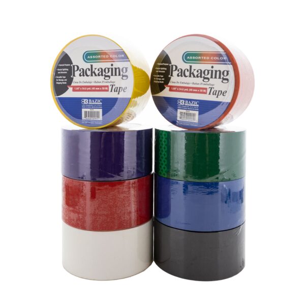 COLOR PACKAGING TAPE 1.88''X54.6 YARDS
