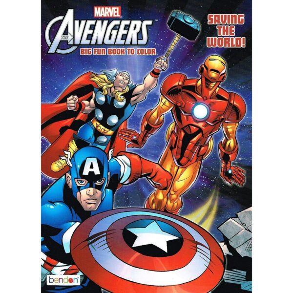Avengers Coloring Book 80pg 7.75x0.25x10.7 4575936