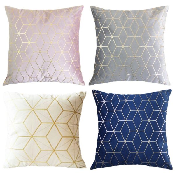 VELVET CUSHION THROW PILLOW 18"X18"-12