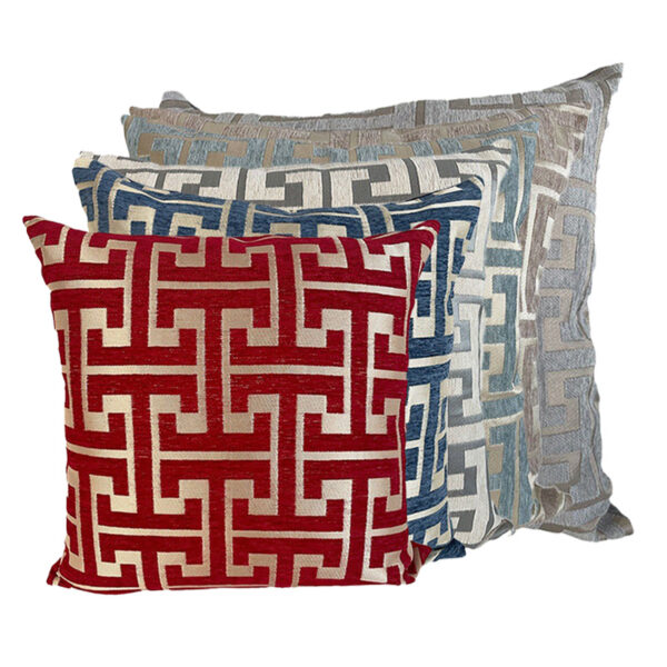 CHENILLE HOLD THROW PILLOW 18"X18"-12