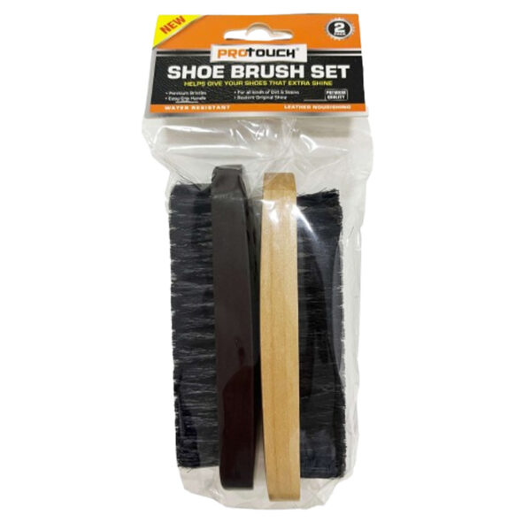 2PK SHOE BRUSH ASST - 24