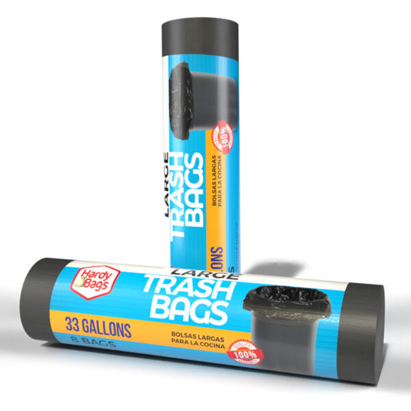 8CT HARDY BAG 33GAL ROLL BAG-24