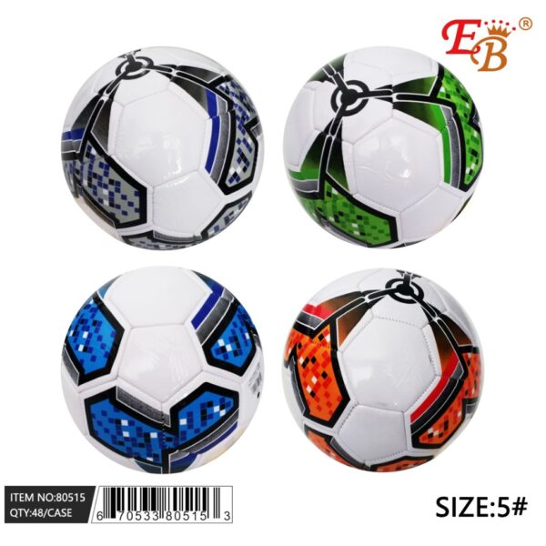 5# SOCCER MIXED COLOR 48PC/CS