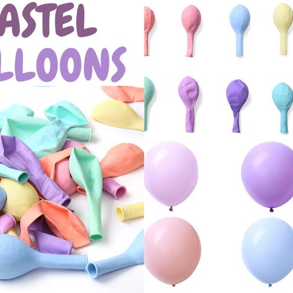 12'' PASTEL BALLOONS 25PCS - 72