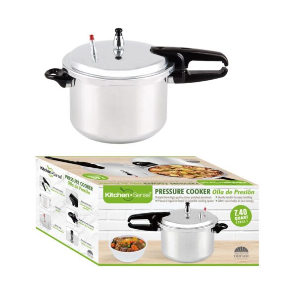 7L Aluminum Pressure Cooker without Steamer (4)
1947

7L Aluminum Pressure Cooker without Steamer (4)

Dimensions: 7L (24CM DIA