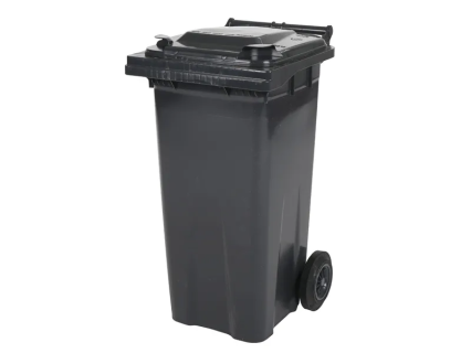 PLAST ART TRASH BIN 120 LT W. WHEELS