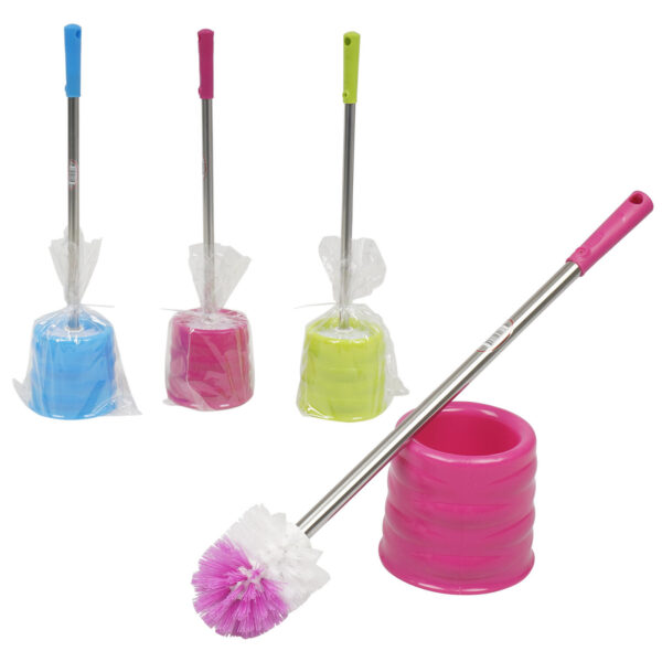 Toilet Brush 17'' W/HOLDER PLSTC 23908