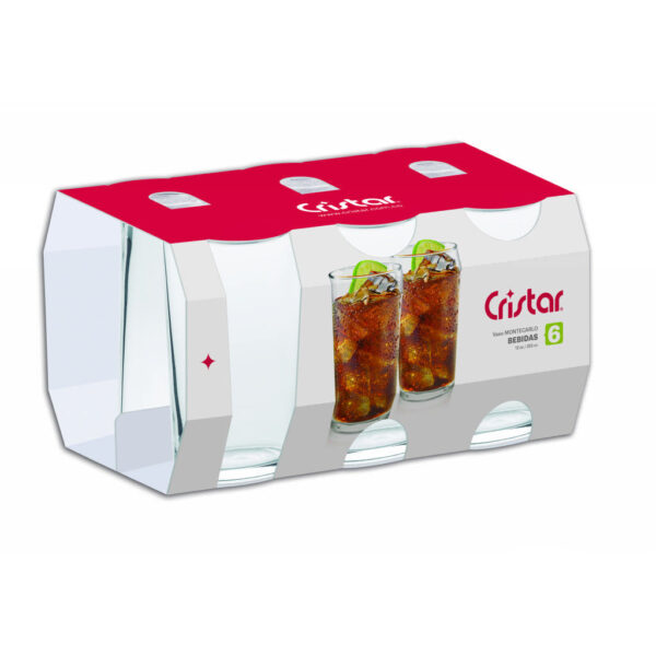 VASO MONTECARLO BEBIDAS 12/CS # 233392 # 2802CL