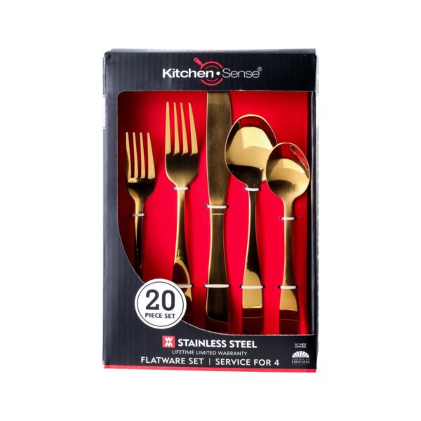 Gold - 20Pc Flatware Set (10)
