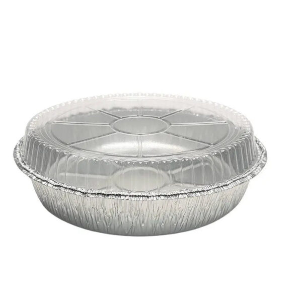 FOOD CONTAINER 2pc 9""RD W/LID