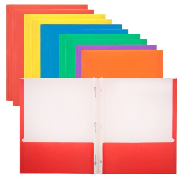 Asst. Color 2-Pocket Portfolios