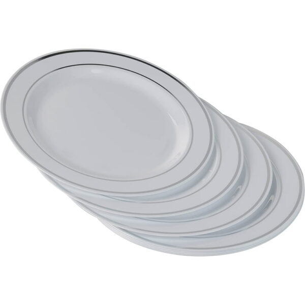 CROWN DINNER PLATE EXECUTIVE COLLECTION 10 IN 10 PK SILVER
Item # 84145