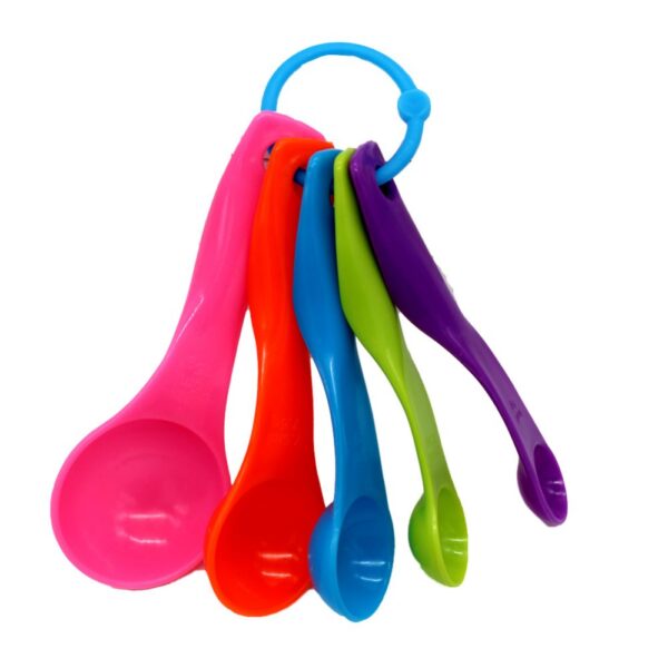 SIMPLY KITCHENWARE MEASURING SPOONS 5CT ASSORTED COLORS
Item # 26053