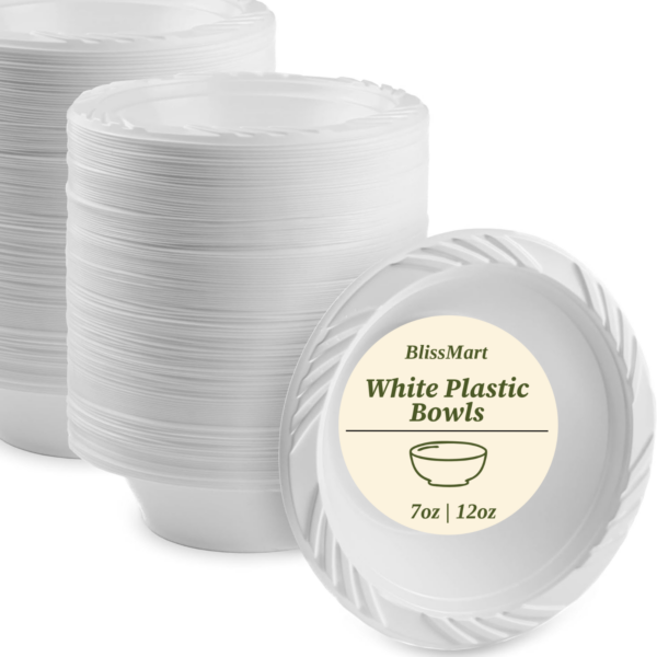 DISPOZEIT PLASTIC BOWL 7IN 12CT WHITE
Item # 38551