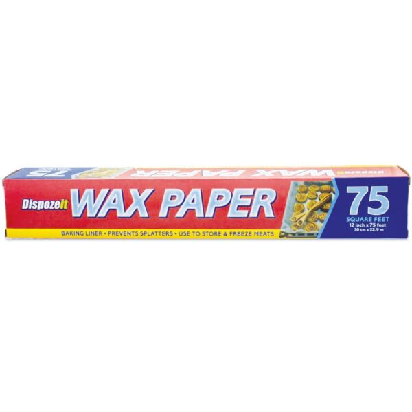 DISPOZEIT WAX PAPER 75SQ.FT 3CMX22.8M REGULAR 211403
