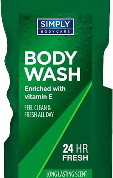 SIMPLY BODYCARE BODY WASH 12 OZ SPRING FRESH 94916
