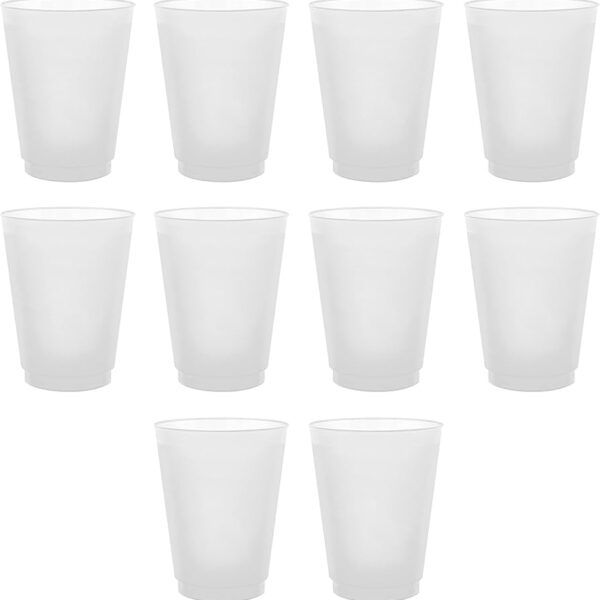 PLASTIC CUP 16 OZ 16CT WHITE CL