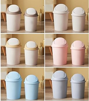 Pac-It Fresh Trash Can with Swing Lid - 12.5"H
26496