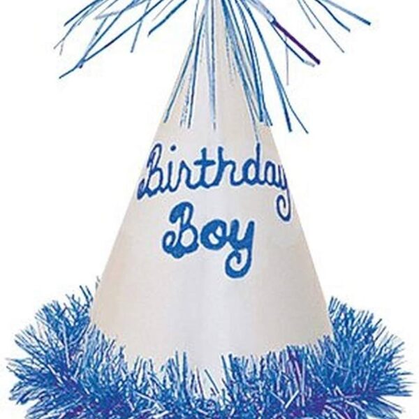 Birthday Hat- Small- 10"- 4 Ass