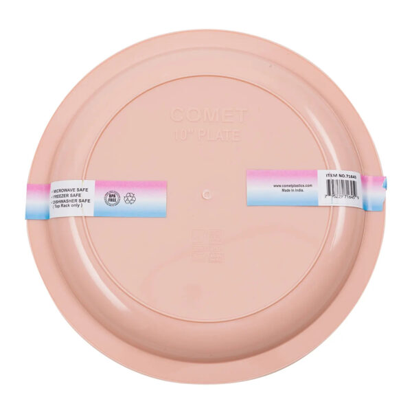 2pc Plastic Plate- 10" D"- Assorted Colors
71645
