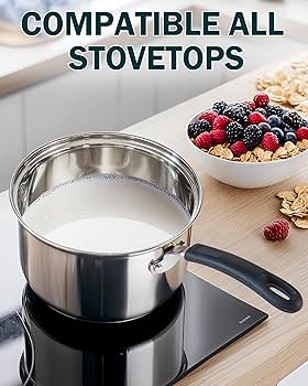 2.6QT Stainless Steel Sauce Pan without Lid (12)